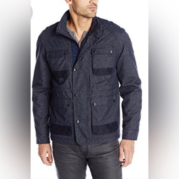 Calvin Klein Jeans Men's Coated Melange Four size 2x navy NWOT - Picture 2 of 2